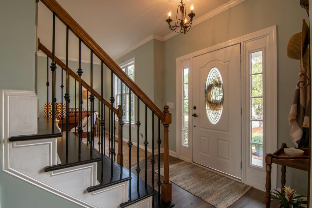 Do this to your entryway for an instant 'wow' factor.