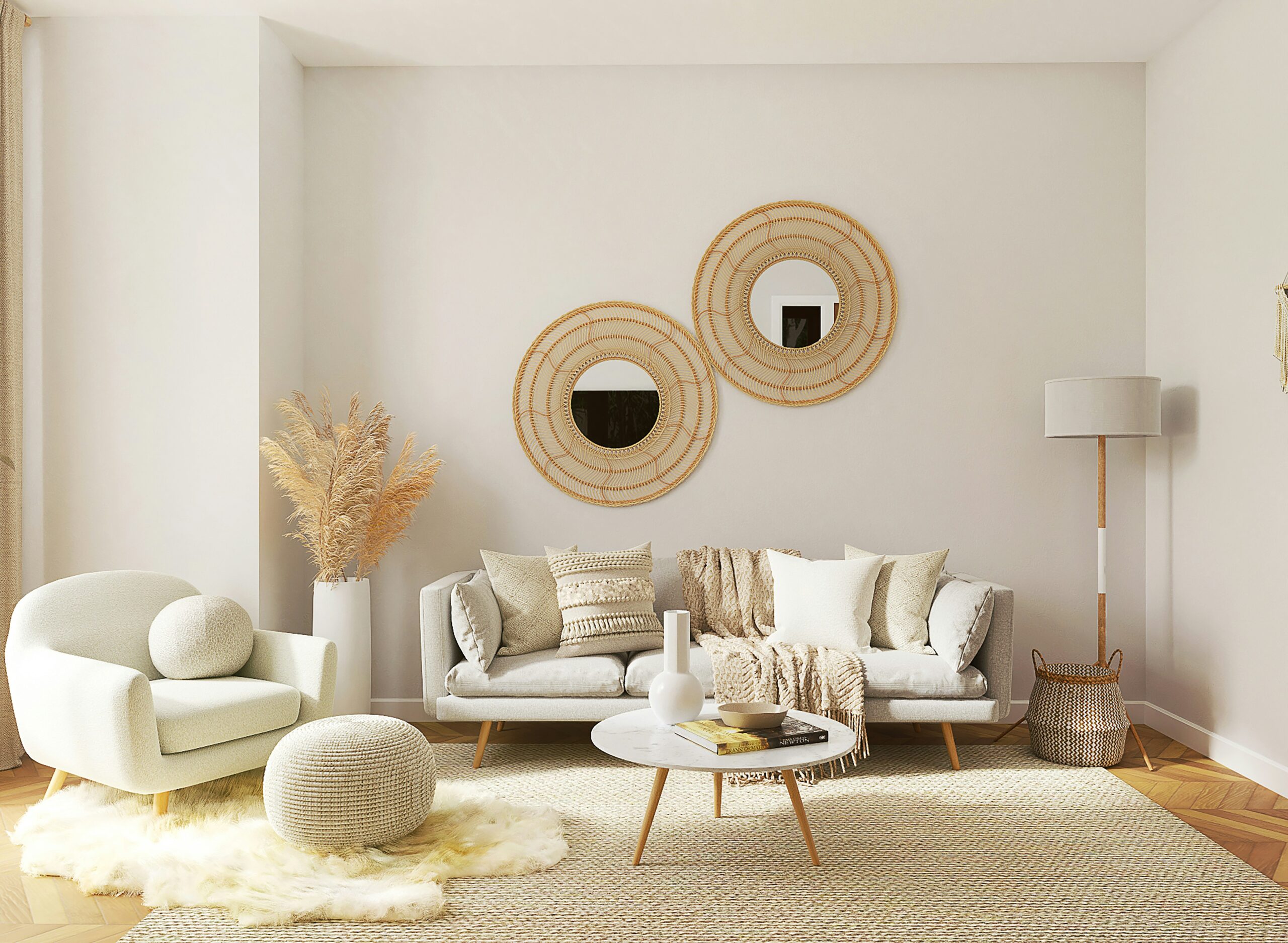 how I gave my living room a whole new look for just $100